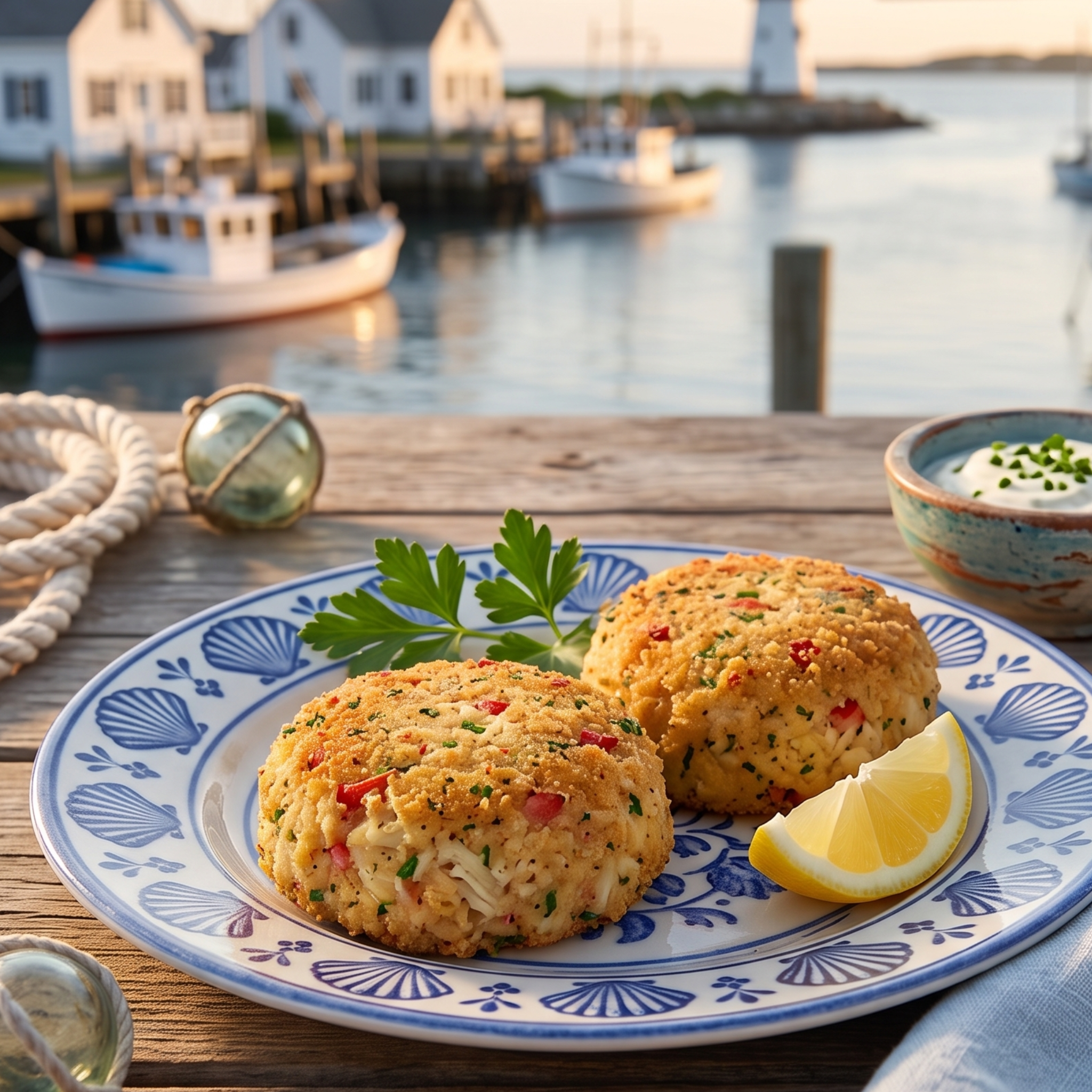 Four Crab Cakes